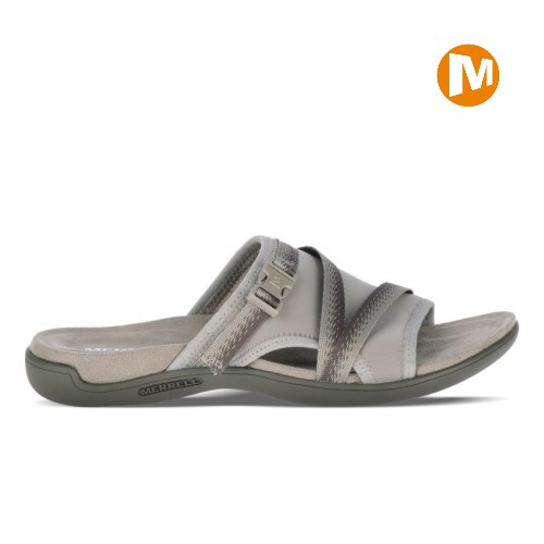 Merrell District Muri Badelatschen Damen Grau [DE-AISGW]